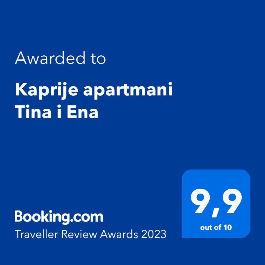 Kaprije Apartmani Tina I Ena Екстериор снимка